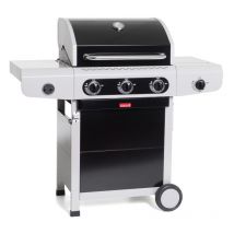 Barbecook - barbecue a gas 3 fuochi 'siesta 310' con fornello laterale