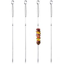 Vaggan - Barbecue skewer set four steel skewers for vegetables and meat 88391925 88391925 88391925 88391925 88391925