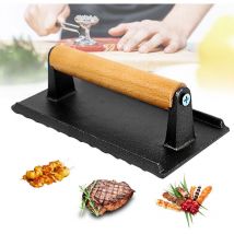 Gojoy - Barbecue Steak poids bacon presse plat bbq Hamburger viande Patty cuisson fonte