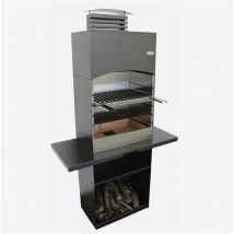 Barbecue Tolosa a legna e carbone con cappa