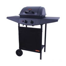 Barbecue a gas argentina 2 fuochi, 98x44x100 cm - sandrigarden