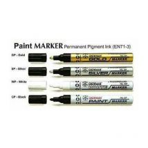 Marker vernice punta fine bianco x12