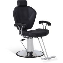 Barberpub - Friseurstuhl mit Kopfstütze, Friseurstühle mit Hydraulikpumpe 360° Drehbar, Friseureinrichtung Höhenverstellbar, Barber Stuhl pvc