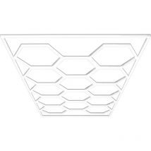 Barberpub - Hexagon led Garage Light, 3 einstellbare Helligkeitsstufen, 68970LM 6500K Hexagon led Beleuchtung für Werkstatt, Friseursalon, 14 Grid,