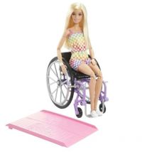 Barbie - Fauteuil Roulant Blonde - Poupée - 3 Ans Et +