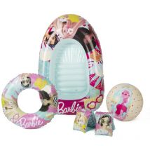 Barbie - Schwimmset mit Boot für Kinder 4-teiliges Set Ein Must-Have für den Sommer