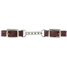 Barbozzale Lakota en cuir – Accessoire élégant pour cheval – Longueur 24 cm – Couleurs : Noir, Brun, Cuir naturel – NSC