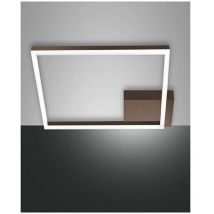Fabas Luce - bard moderne LED-Deckenleuchte 39W Corten 3394-61-361