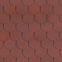 Timbela - Bardeaux bitumineux Beaver, couleur rouge - bitume toiture 3 m2 b-red