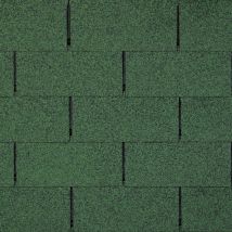 Timbela - Bardeaux bitumineux trio, couleur vert - bitume toiture 3 m2 t-green