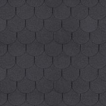 Timbela - Bardeaux bitumineux Beaver , couleur noir - bitume toiture 3m2 b-black