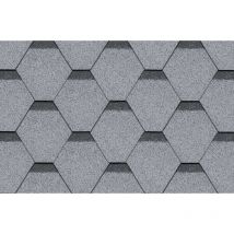 Upyard - Bardeaux de toiture couleur gris foncé, 3m²