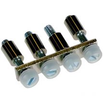 Barette de jonction sécable 4 voies pour borne à vis 2.5 mm2 IMO