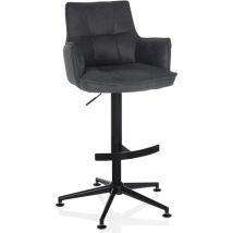 Barhocker / Barstuhl Solao Life High Stoff Anthrazit Hjh Living