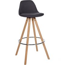 Barhocker Corbin Stoff Rund nature