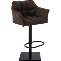 CLP – Barhocker Damaso – Höhenverstellbar 58-83 cm – Belastbarkeit bis 150 kg – 360-Grad-Drehfunktion – Edelstahlgestell
