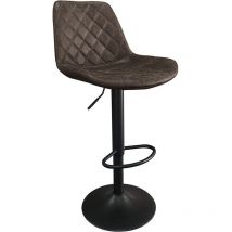 Barhocker im Vintage-Stil in dunkelbrauner Farbe. Kollektion holla.