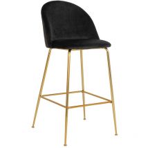 Barhocker Vidin – Thekenstuhl – Schwarz-Gold