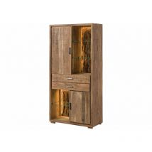 Armoire 88x40 Acacia laqué Bois naturel bark 103