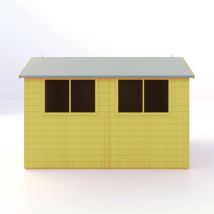 Barn 10x8 dd Premium Sheds - L257.4 x W311.4 x H225.6 cm