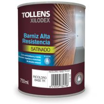 Tollens - barniz alta resistencia satinado al agua incoloro 750ml