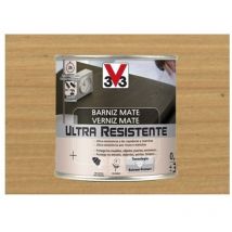 V33 - Barniz interior al agua ultra resistente mate 250 ml roble c