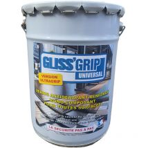 Gliss Grip - Barniz ligero antideslizante monocomponente para todas las superficies. - k-gg-uni-ug-5kg