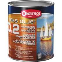 Owatrol - Barniz marino brillante y flexible deks olje D.2 Incoloro 2,5 litros