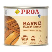 BARNIZ SATINADO AGUA INTERIOR, Teca 0.25lts