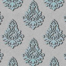 A.s. Creation Nobile 959816 Vliestapete Barock 0.70 m x 10.05 m Blau - Blau
