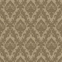 Profhome - Papel pintado barroco 335824 papel pintado no tejido ligeramente texturado de estilo barroco mate marrón 5,22 m2
