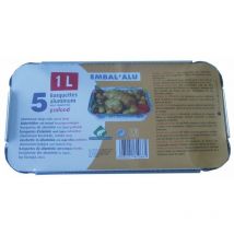 Barquette aluminium 1 l 5
