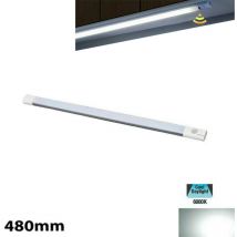 RG - barra a led cucina luce fredda sensore movimento sotto pensile ricaricabile 48CM