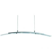 Searchlight - led takhngande barljus satin silver, glas 4 bjd