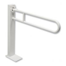 Barra di sostegno ribaltabile su colonna verniciata serie easy Idral 12006V-80 Bianco
