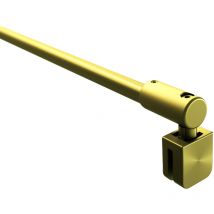 Schulte - Barra estabilizadora dorado recortable para cristal 5 - 8 mm, e100320-283