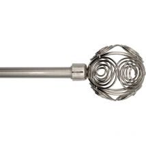 Crevicosta - cabek barra forja extensible 120/210 colibri niquel , Barra de forja extensible Colibrí níquel 120/210 Ideal para colgar tus cortinas y