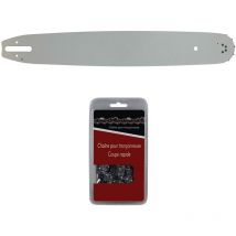 Barra guida 40 cm (16 pollici) + catena 60 maglie - Compatibile con motoseghe stihl ms 291, 311 e 391