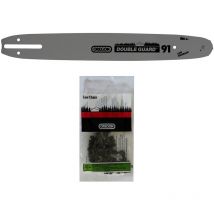 Barra guida da 14 pollici con catena oregon 52 maglie per motosega Gt Elec