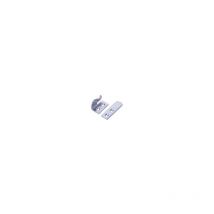 Barra in acciaio zincato + supporto BOURG MERMIER per clip per tapparella - Sinistra - 30010+30020