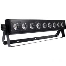 Wisdom - Barra Led portatile Pixel fx a batteria wall washer 9x18W dmx rgbwauv Wi-Fi IP44