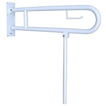 Barra orizzontale maniglione di supporto inox bianco 80 cm Nofer 15206.W
