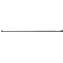 Interdesign - Barra para cortina de ducha color plata 64 x 2.9 cm