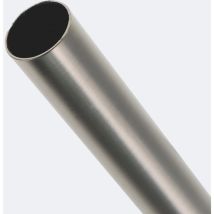 Barre à rideaux 20mm 2,5m Nickel Mat Boulet