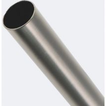 Barre à rideaux 20mm 2m Nickel Mat Boulet