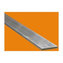Le Roi Du Fer - Barre aluminium plate 6060 Choisissez votre longueur - 4 metres, Dimension - 50 mm, Epaisseur en mm - 8 mm