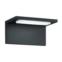 Frankystar - Barre Applique led Rectangulaire Anthracite 9x17 cm