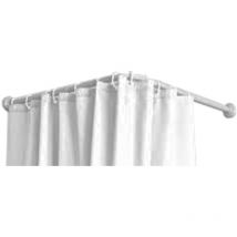 Barre blanche pour rideau de 80x80cm