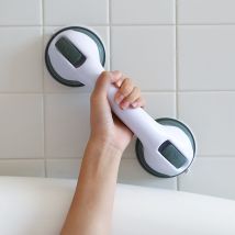 Feiyue - Barre d'appui à ventouse - Poignée de baignoire sans perçage avec ventouse pour enfants âgés, adaptée à la salle de bain,