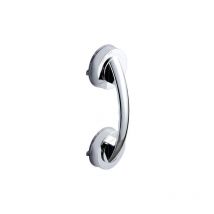Barre d'appui de poignée de ventouse de salle de bain sans poinçonnage pour poignée de porte de sécurité de salle de douche anti-dérapant, Argent L